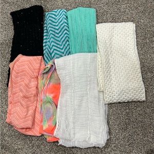 Scarves lot (x7)